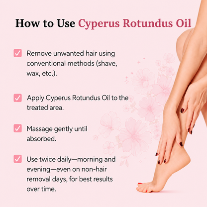 Cyperus Rotundus Hair Removal Oil